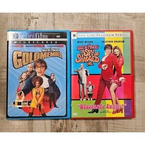 Austin Powers The Spy Who Shagged Me Goldmember DVD Movie Lot Mike Myers Comedy